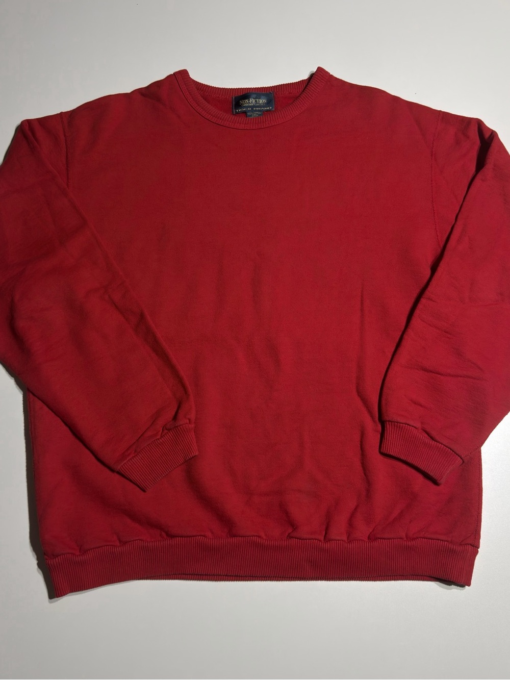 Vintage 90s Non-Fiction Tiger Brand Crewneck Made in Canada 100% cotton